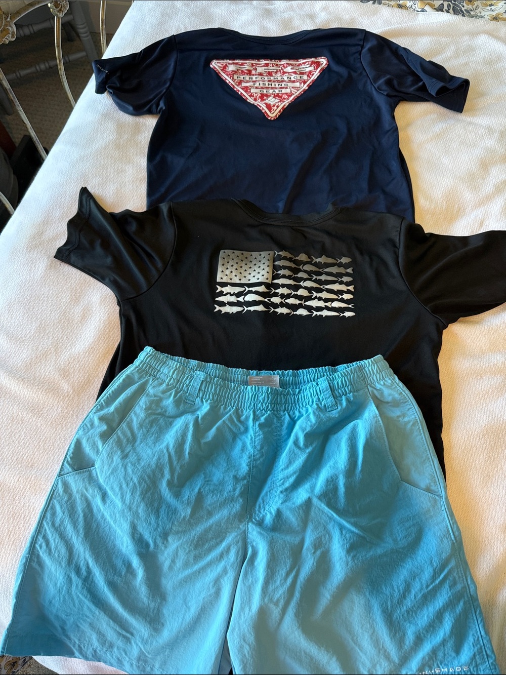 Columbia Kids Light Blue Swim Trunks